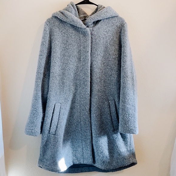 BB Dakota Jackets & Blazers - BB Dakota Soft Textured Long Grey Coat